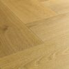 Laminat Fischgrät Quick Step Impressive Suunnittelu Cumin Oak, warme natürliche Eichenfarbe und harmonische Sortierung