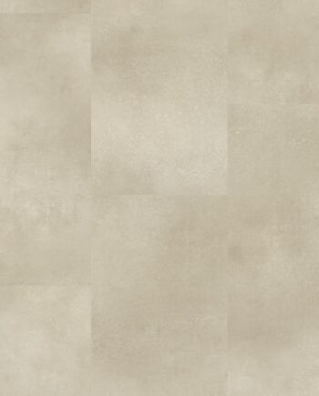 Vinüülparkett Quick-Step Illume Sandstone concrete helehalli tooni ja faasitud betooni disainiga