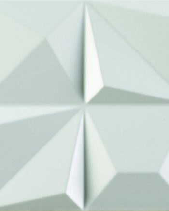 3D-reliefinen keraaminen seinälaatta Dune Multishapes White, 25x25 cm, 9 mm, valkoinen