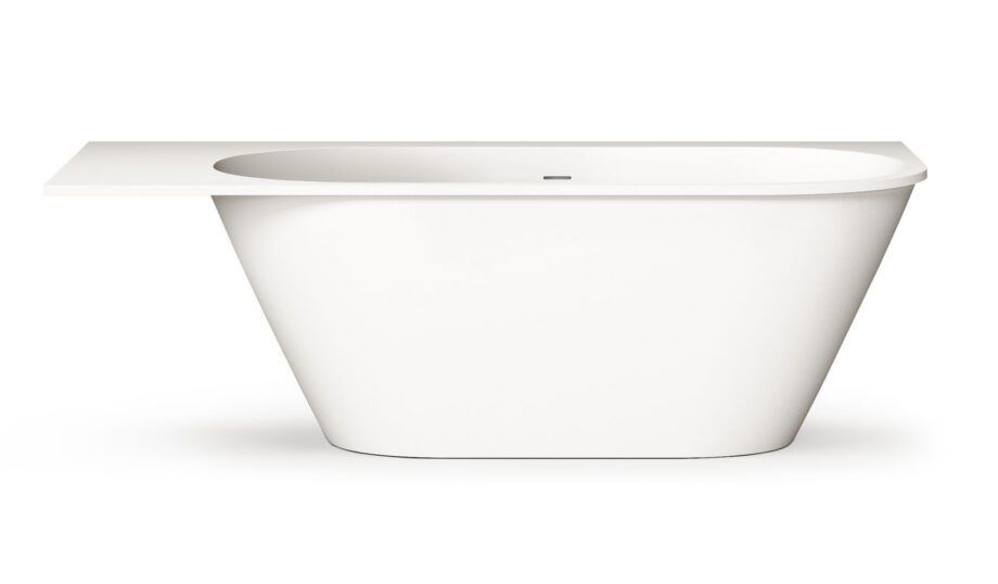 Mõõdu järgi kivivann PAA DECO SHAPE RE D 170–200×82,5 cm, matt Silkstone Mittatilauskylpyamme PAA DECO SHAPE RE D, Silkstone