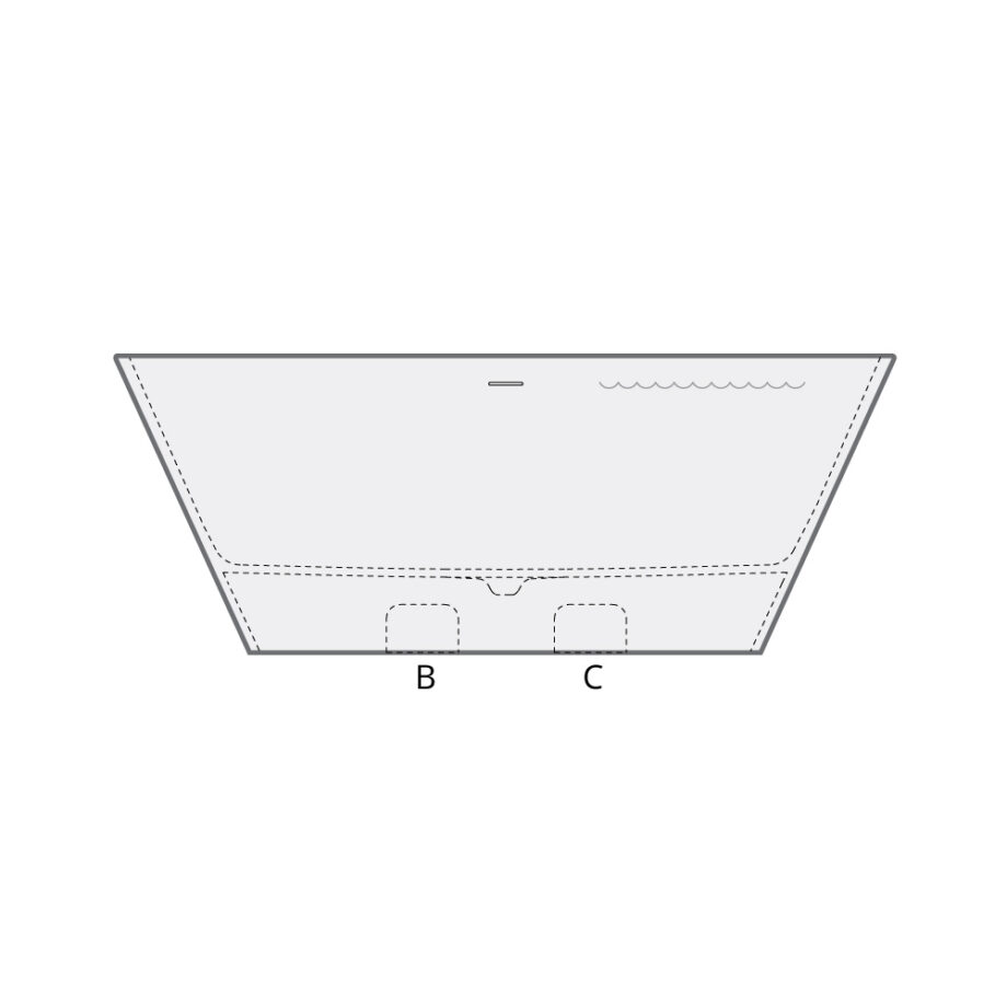 Seinaäärne kivivann PAA DECO WALL 166×81 cm, matt Silkstone 6 Kulma-amme PAA DECO CORNER A 160x127 cm, vasen, Silkstone – 3