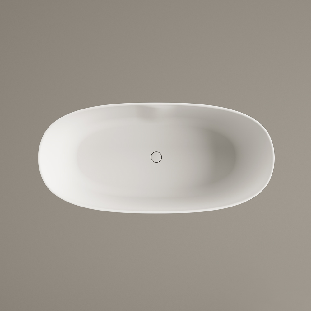 Vapaasti seisova kylpyamme PAA PERLA 160, Silkstone – 7