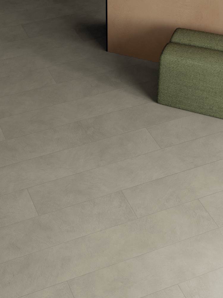Yksivärinen keraaminen lattialaatta ABK Alterego Mud, 60x120 cm, 8,5 mm, matta, liukuesto R10