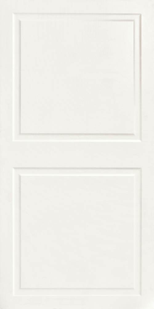 Kohokuvioitu keraaminen seinälaatta ABK Boiserie Square White, 60x120 cm, 8,5 mm, matta