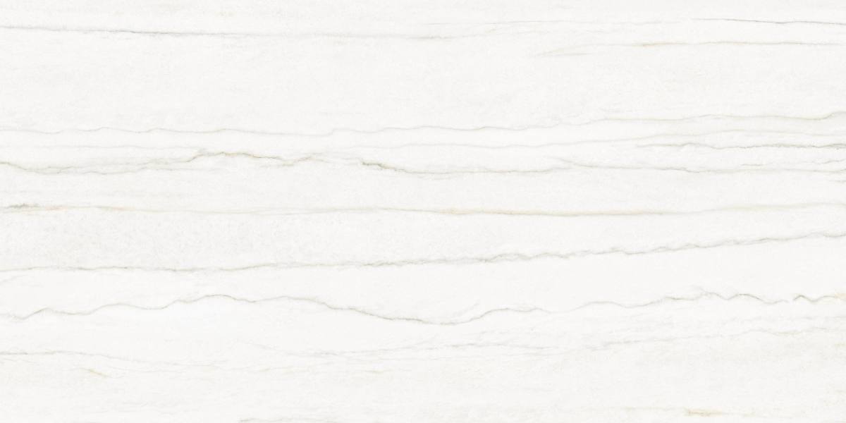 Marmorijäljitelmä laatta ABK Sensi Nuance White Macaubas, 60x120 cm, 8,5 mm, kiiltävä strukturoitu 3D (lux 3D)