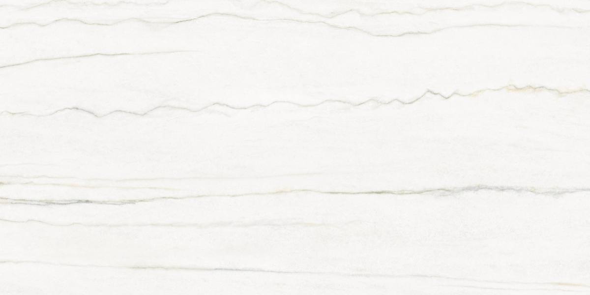 Marmorijäljitelmä laatta ABK Sensi Nuance White Macaubas, 60x120 cm, 8,5 mm, kiiltävä strukturoitu 3D (lux 3D)