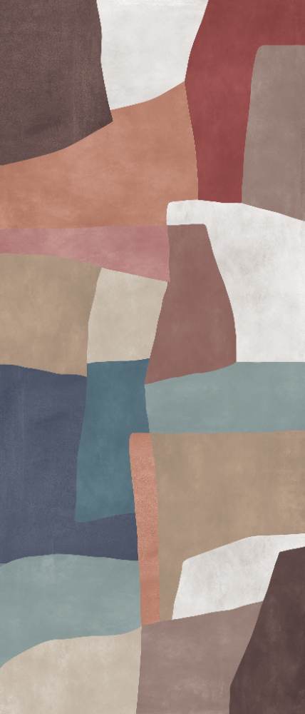 Kuviollinen koristesuurlaatta ABK Wide&Style Moodboard A, 120x280 cm, 6 mm, matta