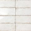 189187-2 Kulunud servadega läikiv keraamiline seinaplaat Dune Antiga Blanco, 6,9x24 cm, 9 mm, valge