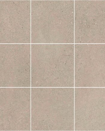 Betonikuvioinen mosaiikkilaatta Tau Integra Greige 10x10, 30x30 cm, harmaanbeige