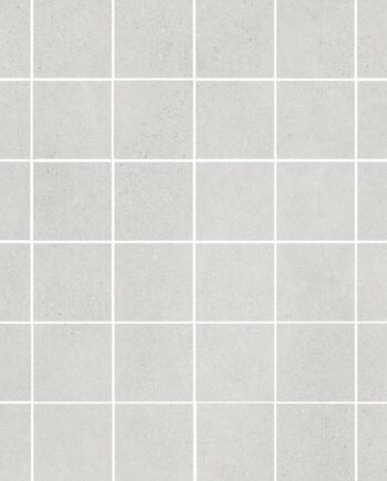 Betonikuvioinen mosaiikkilaatta Tau Integra Pearl 5x5, 30x30 cm, helmenharmaa
