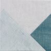 Triibulise 3D reljeefiga keraamiline seinaplaat Dune Stripes Mix Denim, 25x25 cm, 10 mm, teksasinine