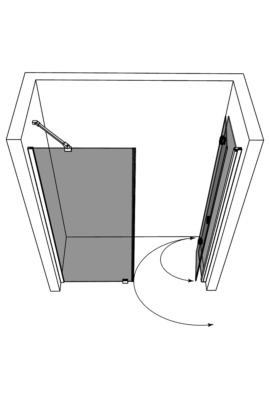 Tilanjakaja Hietakari Forma 318 – 3D-piirros 2 Tilanjakaja Hietakari Forma 318 – 3D-piirros 2