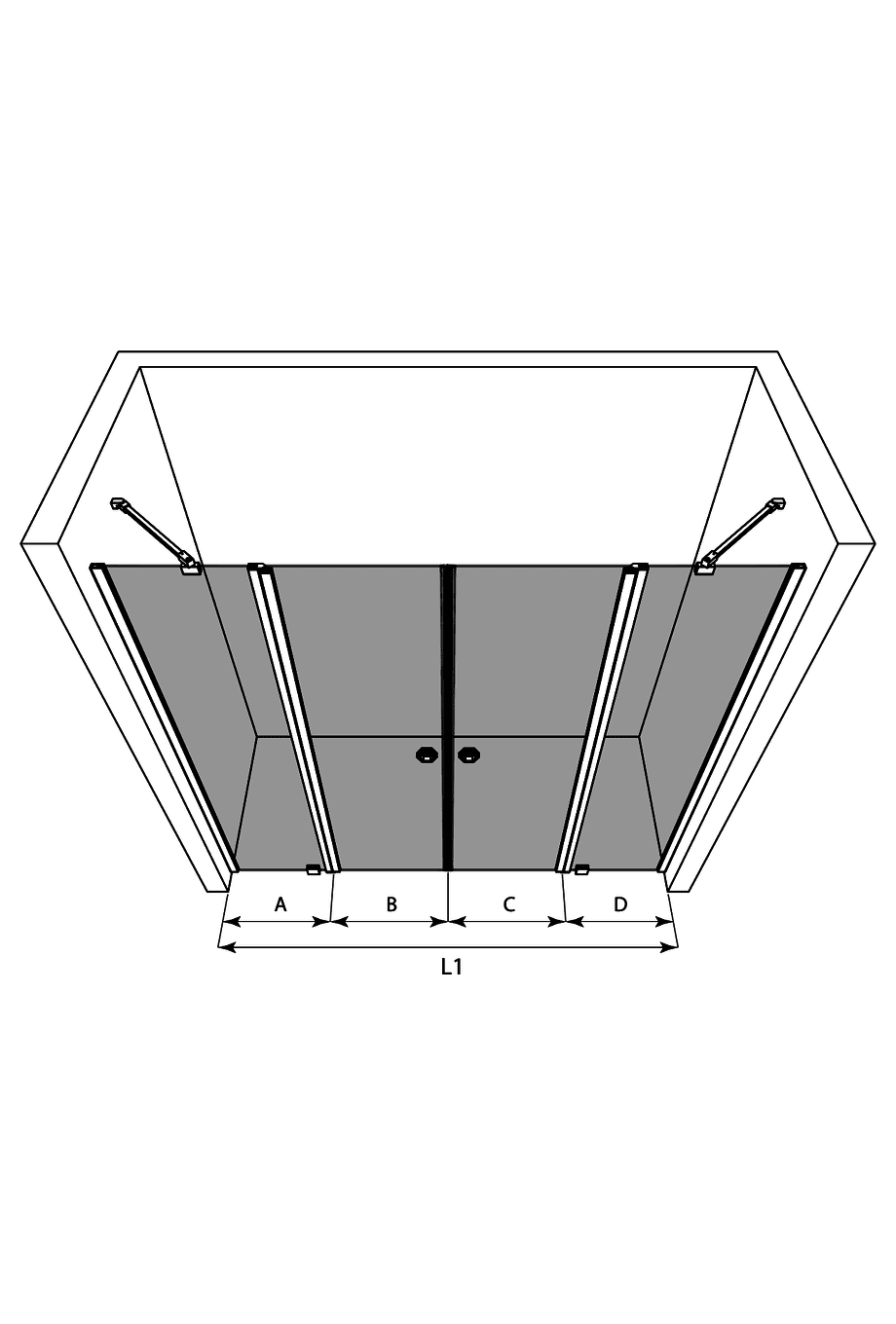 Tilanjakaja Hietakari Forma 328 – 3D-piirros Tilanjakaja Hietakari Forma 328 – 3D-piirros