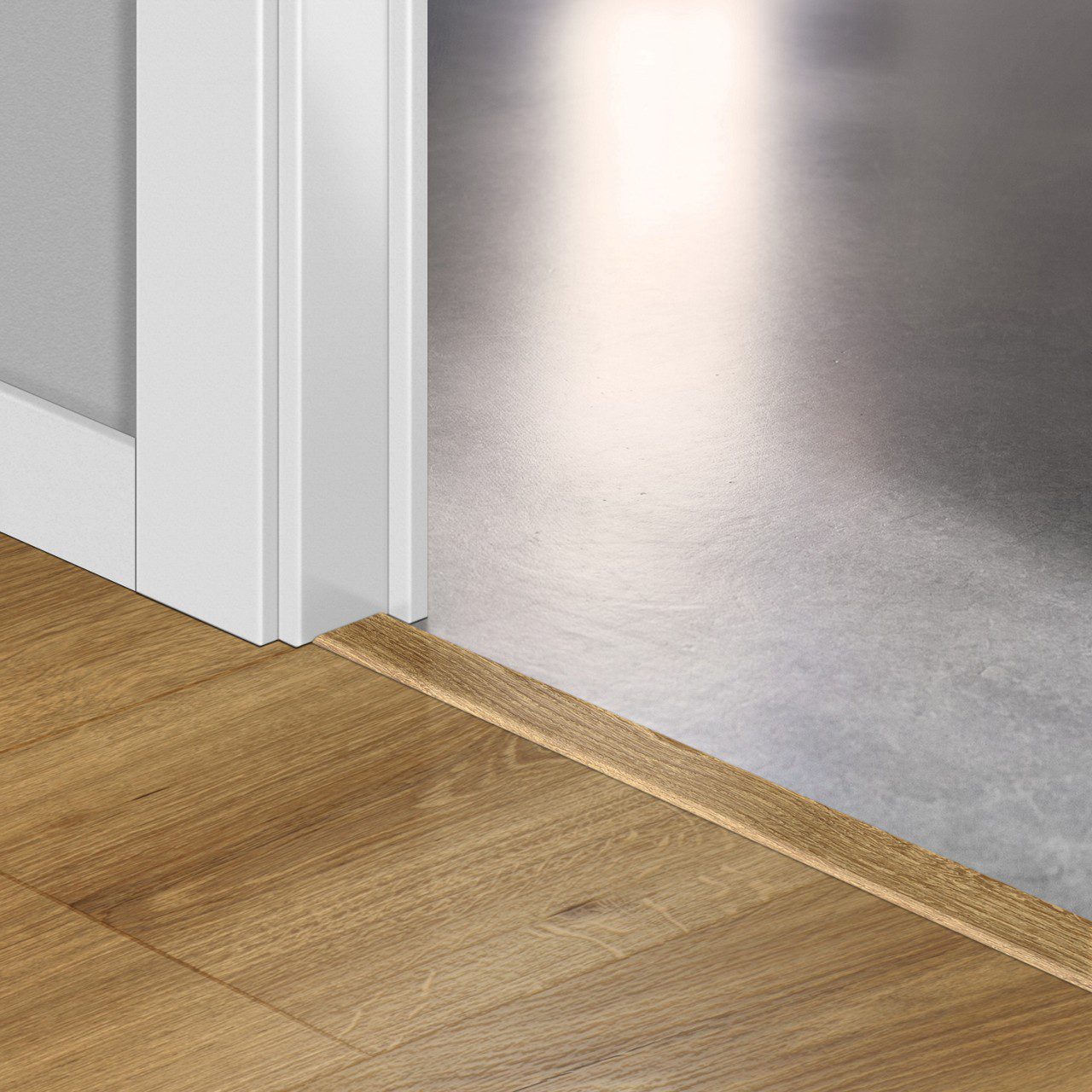Incizo 5in1 -siirtymälista Quick-Step Desert Oak Warm Natural laminaatille, 13x48x2150 mm
