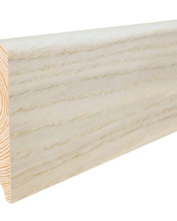 Jalkalista viilutettu tammi gentle valkoista lakattu 16x90mm