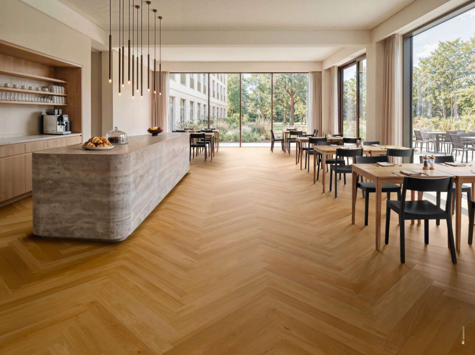 Kalanruotoparketti Bauwerk Cleverpark 900 tammi natur 14 öljytty harjattu – 3