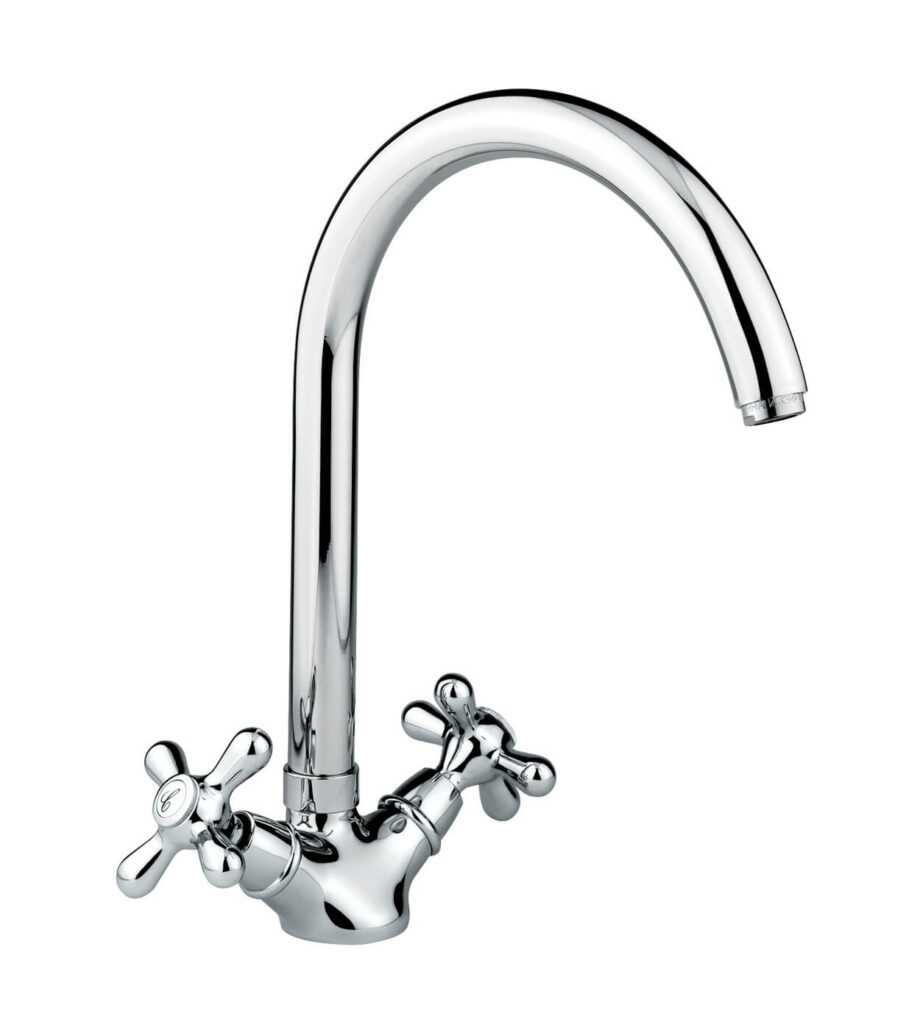 Keittiöhana Emmevi Decò Classic 12517, kaksiotteinen, kromi Keittiöhana Emmevi Decò Classic 12517, kaksiotteinen