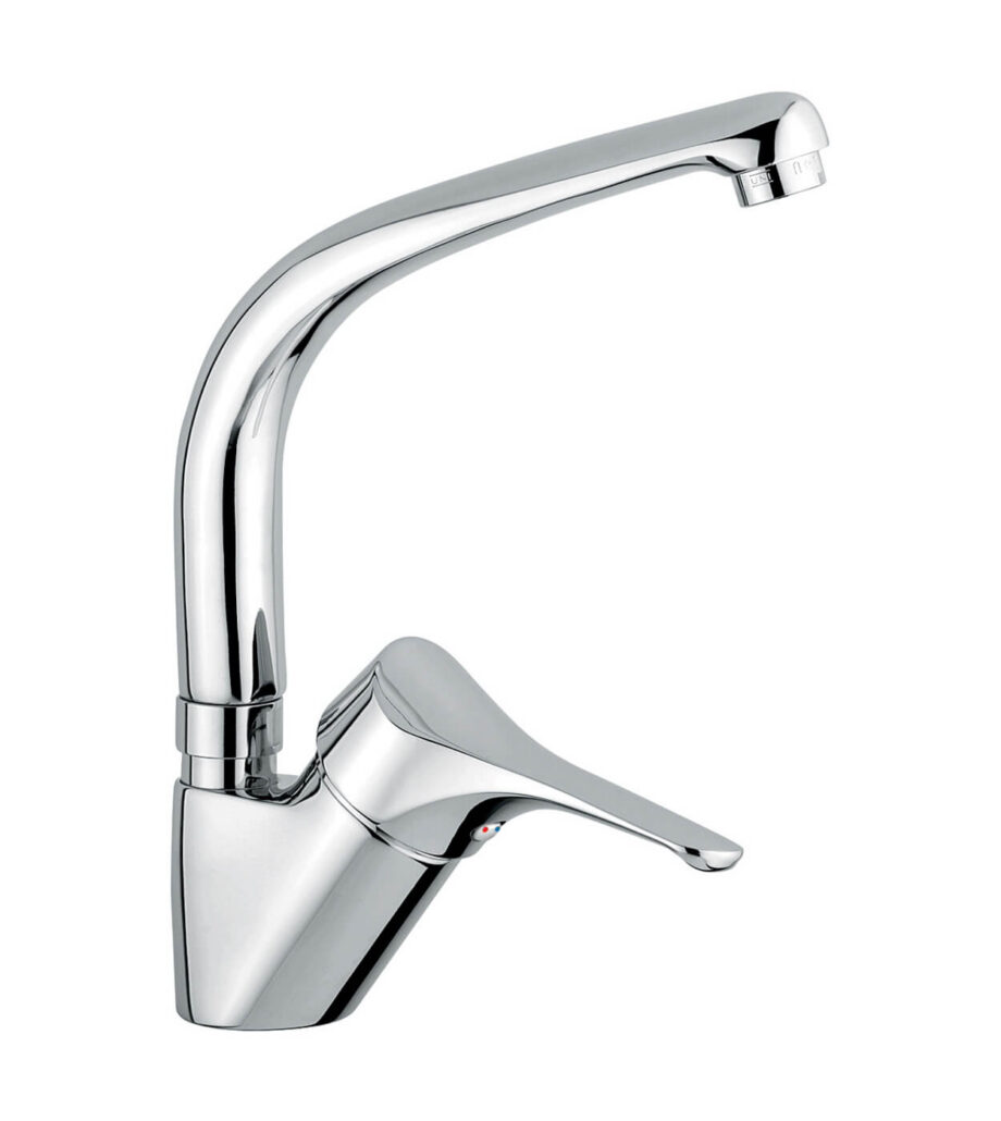 Keittiöhana Emmevi Zeus 3086Z, kääntyvä juoksuputki, kromi Keittiöhana Emmevi Zeus 3086Z, kääntyvä juoksuputki