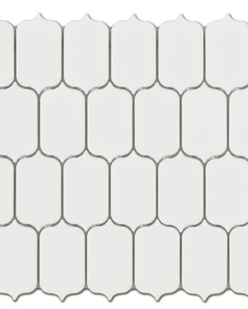 Keraaminen mosaiikki Tech Lantern White, 26x27 cm, 6,5 mm, valkoinen
