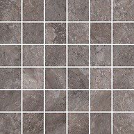Kivikuvioinen mattapintainen mosaiikkilaatta Himalaya Grey 5x5, 30x30 cm, 8,5 mm, harmaa, R10