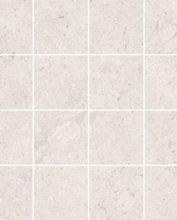 Kivipintainen mosaiikkilaatta Tau Dorset White 7x7, 30x30 cm, valkoinen
