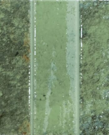 Kolmiosainen reliefipintainen lattialaatta Dune Terraluz Verde, 14,7x14,7 cm, 8 mm, vihreä