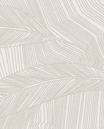 Koristeellinen metallipintainen keraaminen seinälaatta Tau Corten Wall Decor Linen, 30x60 cm, pellavanbeige