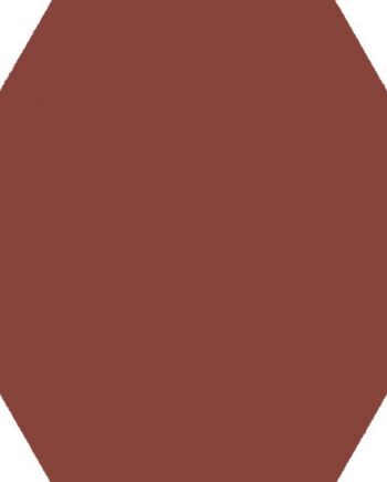 Kuusikulmainen lattialaatta Dune Exa Garnet, 15x17 cm, 8 mm, granaatinpunainen, R10