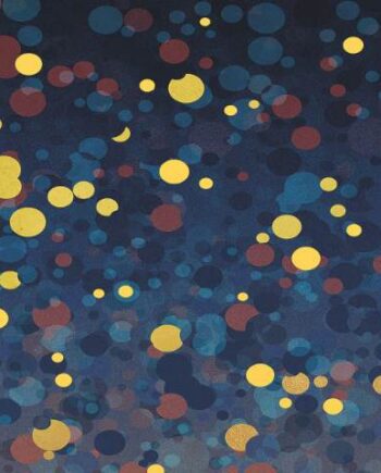 Kuviollinen koristelaatta ABK Wide&Style Confetti Blue A, 120x240 cm (4 x 60x120 cm), 8,5 mm, matta