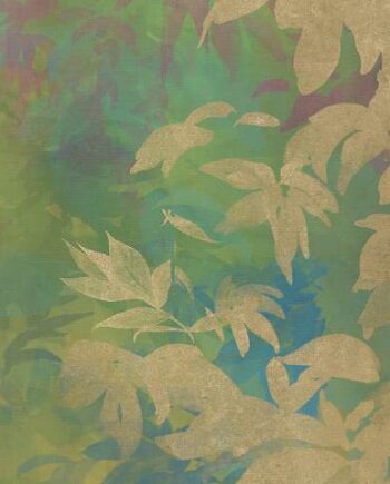 Kuviollinen koristelaatta ABK Wide&Style Foliage Yellow B, 120x240 cm (4 x 60x120 cm), 8,5 mm, matta