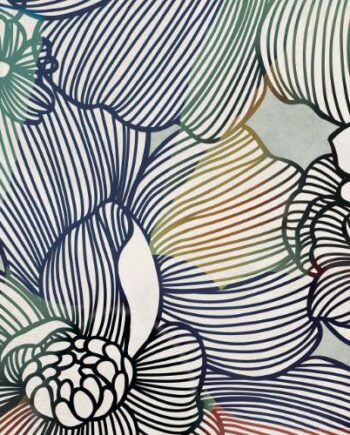 Kuviollinen koristelaatta ABK Wide&Style Sixties Light, 120x240 cm (4 x 60x120 cm), 8,5 mm, matta