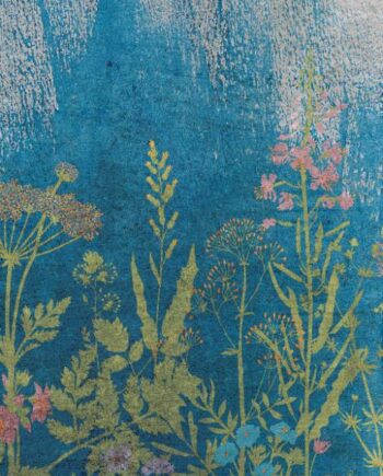 Kuviollinen koristesuurlaatta ABK Wide&Style Botanical B, 160x320 cm, 6 mm, matta