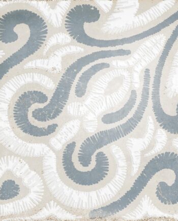 Kuviollinen sementtilaattatyylinen keraaminen laatta Dune Atlantique Josselin, 20x20 cm, 9 mm, lasipastakoriste