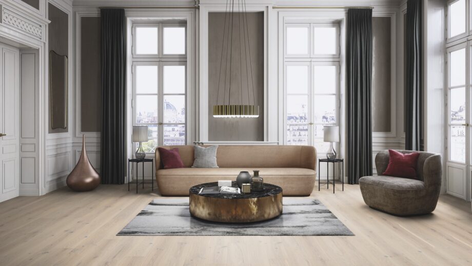 Laudparkett Bauwerk Casapark tamm 46 Farina B-Protect® ultramatt lakk 181mm