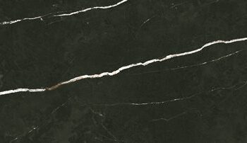 Marmorikuvioinen kiillotettu lattialaatta Tau Elite Black Pol, 15x120 cm, musta, rektifioitu