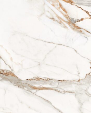 Marmorikuvioinen mattapintainen lattialaatta Calacatta White, 60x120 cm, 8 mm, valkoinen