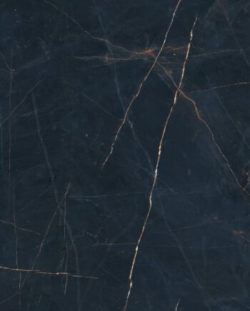 Marmorikuvioinen suurlaatta ABK Sensi 900 Precious Black, 120x280 cm, 6 mm, kiiltävä (lux)