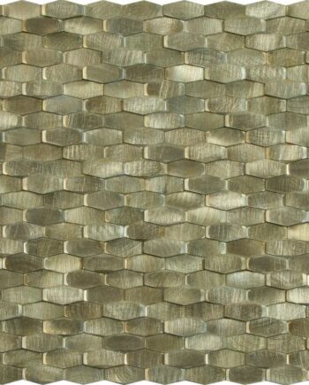 Metallimosaiikki Dune Halley Gold, 28,4x30 cm, 5 mm
