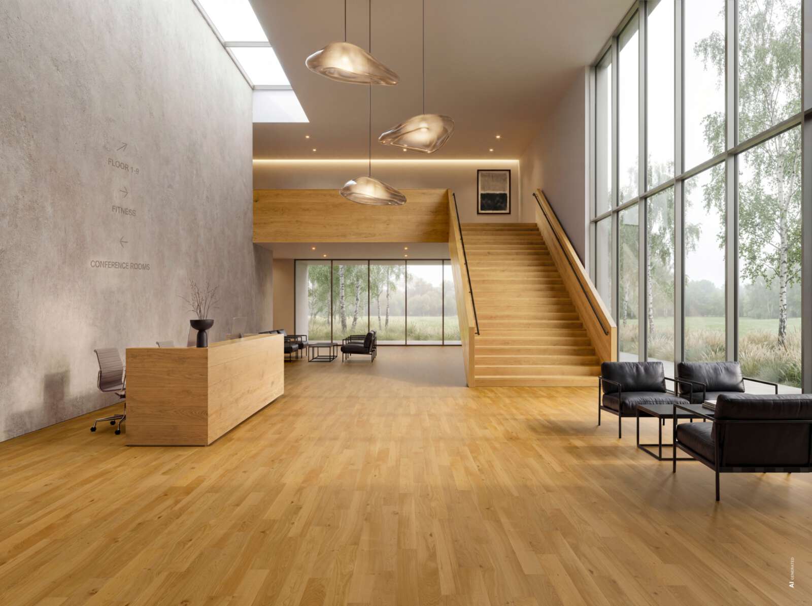 Parketti Bauwerk Cleverpark 1250 tammi natur 34 öljytty harjattu – 3