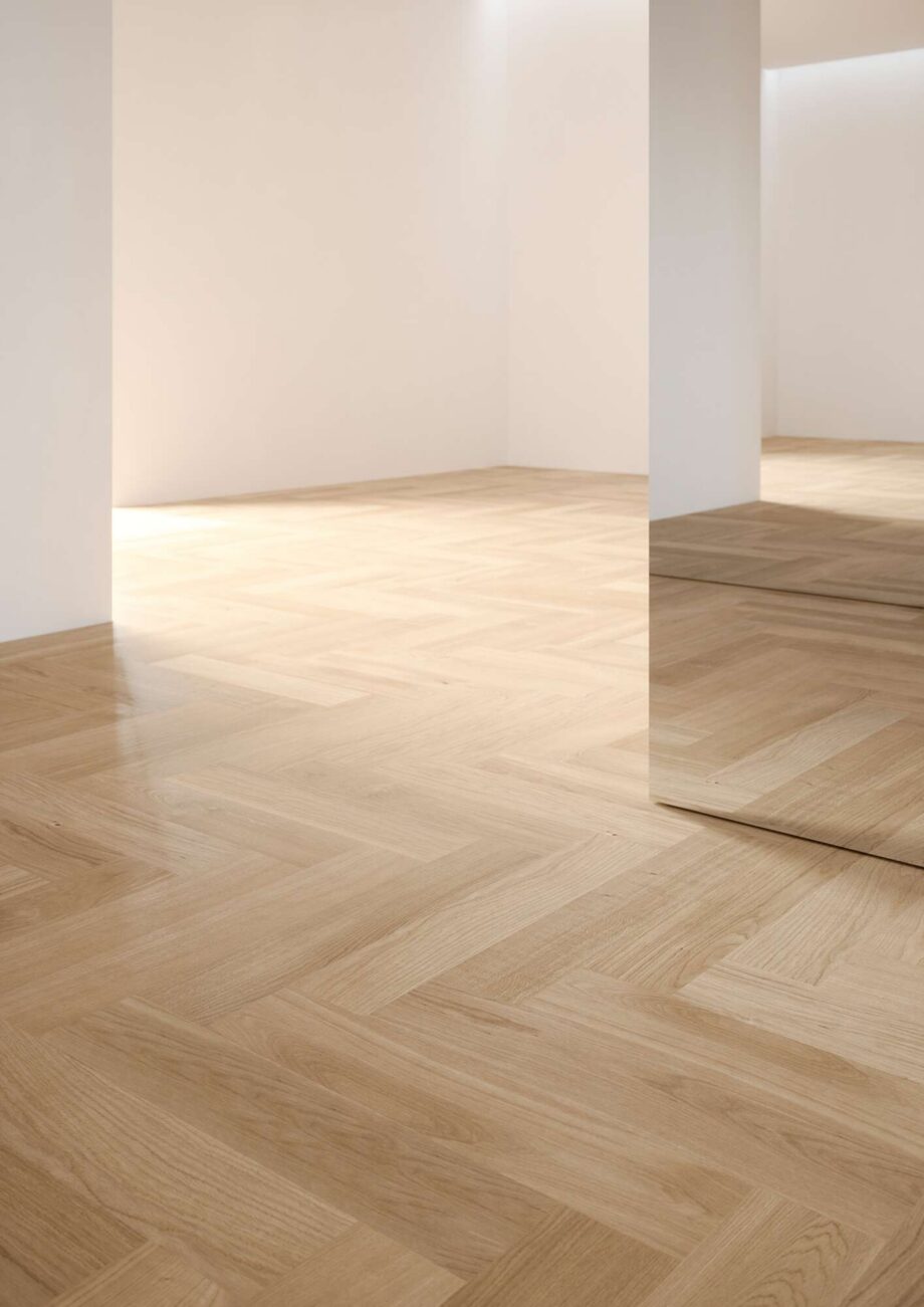 Parketti Bauwerk Formpark Quadrato tammi Crema 14 B-Protect hiottu – 4