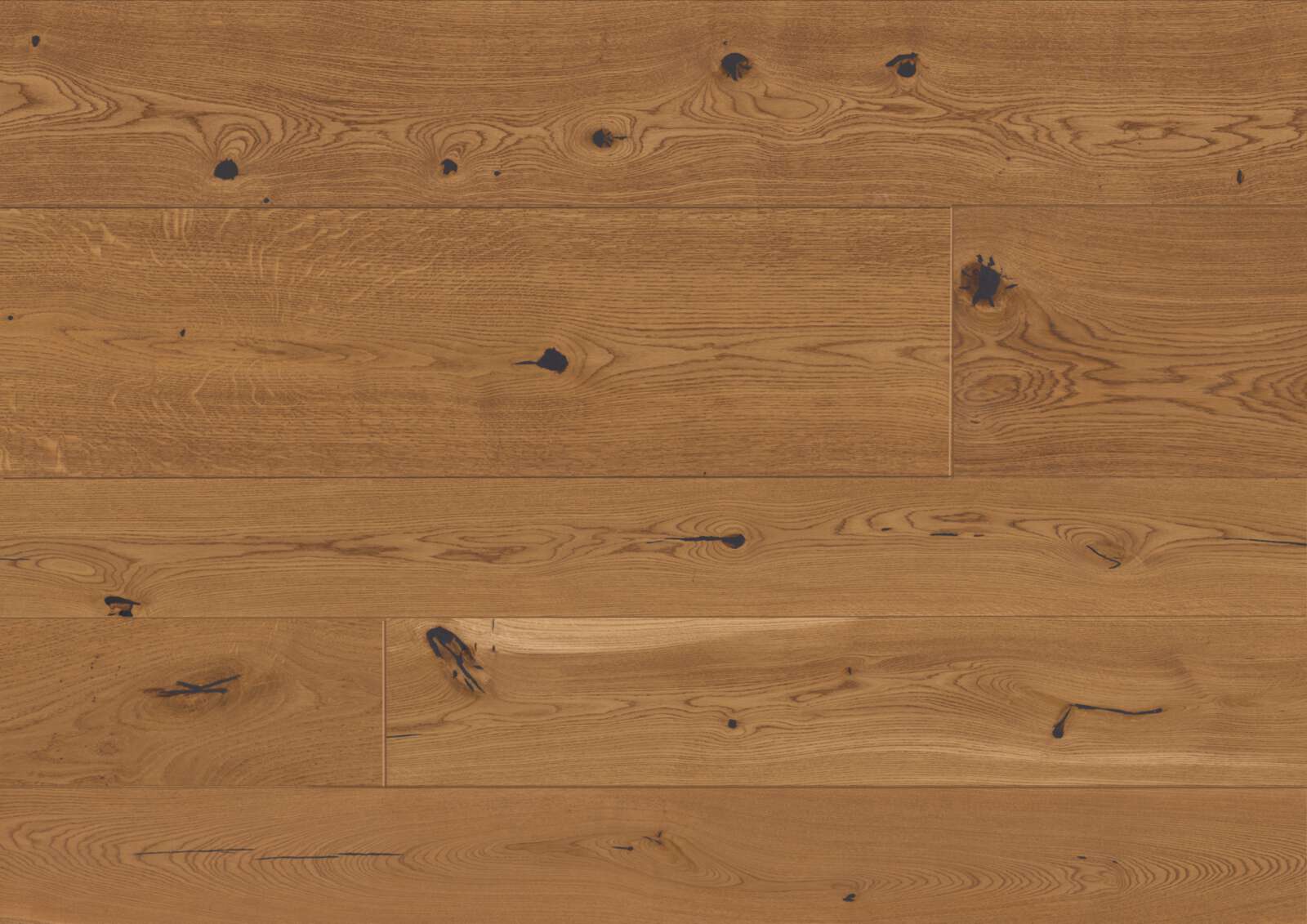 Parketti Bauwerk Unicopark tammi Gold 46 öljytty harjattu