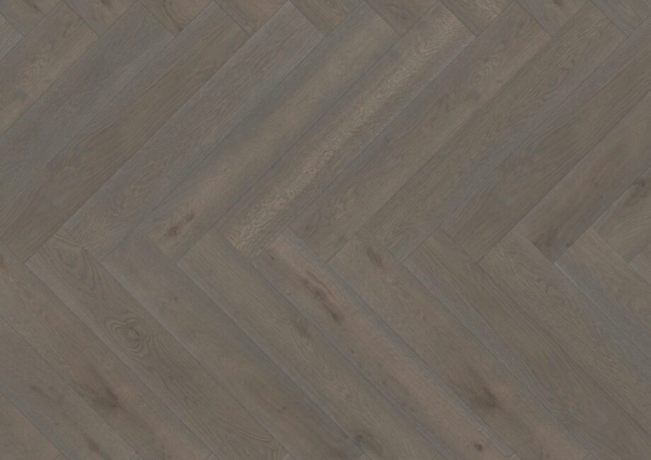 Parketti Tammi, ter Hürne, kalanruoto, Oak azure brown, harjattu, viistetty, luonnonöljy