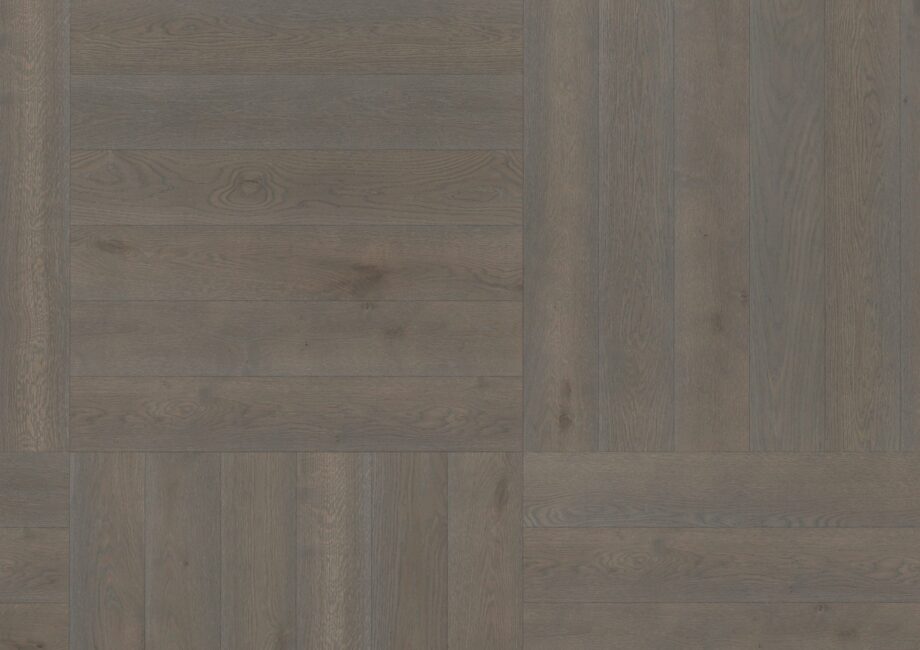 Parketti Tammi, ter Hürne, Oak azure brown, harjattu, viistetty, luonnonöljy