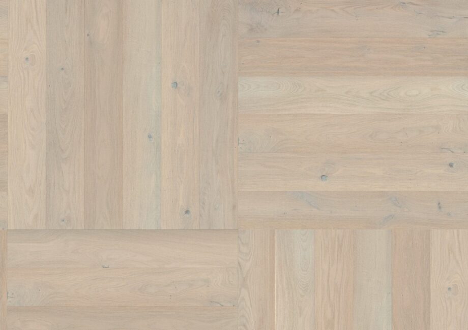 Parketti Tammi, ter Hürne, Oak sand grey, harjattu, viistetty, luonnonöljy