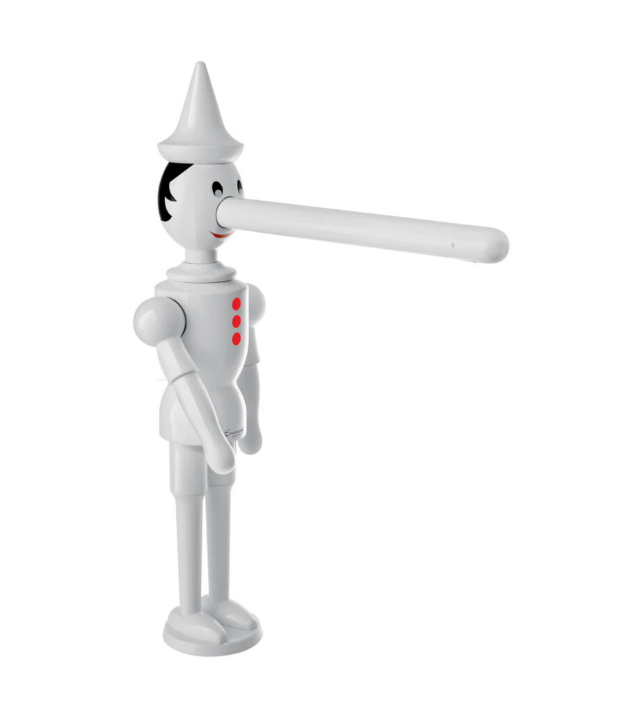 Pesuallashana Emmevi Pinocchio 1883, click-clack-pohjaventtiilillä, valkoinen Pesuallashana Emmevi Pinocchio 1883, click-clack-pohjaventtiilillä – 3
