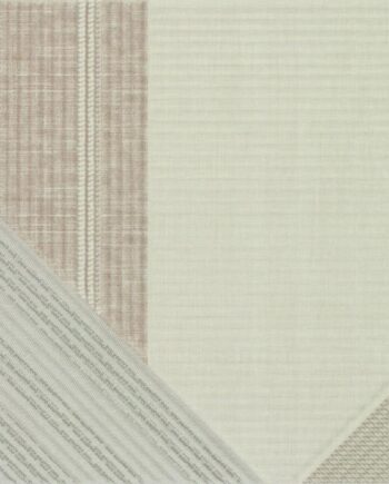 Raidallinen 3D-reliefinen keraaminen seinälaatta Dune Stripes Mix Linen, 25x25 cm, 10 mm, pellavanbeige