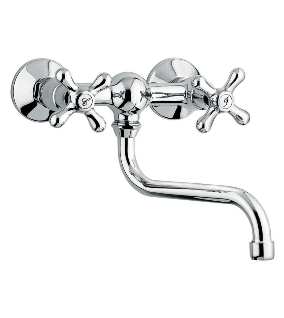 Seinään asennettava keittiöhana Emmevi Decò Classic 12005S, kaksiotteinen