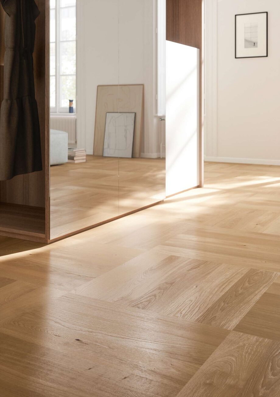 Tammiparketti Bauwerk Formpark Quadrato Caramello 14 öljytty hiottu – 3
