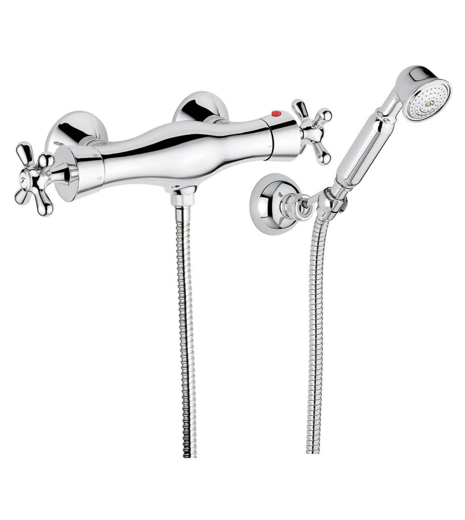 Termostaattinen suihkuhana Emmevi Decò Classic 12300, kromi, hana + suihkusetti Termostaattinen suihkuhana Emmevi Decò Classic 12300 – 2