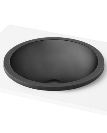 Upotettava pesuallas PAA ROUND IN Ø44 cm, musta Graphite